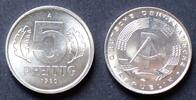 DDR 5 Pfennig S.9 / Al / Staatswappen - Wertangabe, zwischen Eichenzweigen -