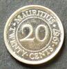 Mauritius 20 Cents S.42 / E, N galv. / Sir Seewoosagur Ramgoolam -