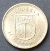 Rhodesien 1 Shilling = 10 Cents S.41 / K-N / Elizabeth II. - Halbrundes Wappen -