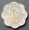 Sri Lanka 10 Cents 1978 S.78 a / Al / Staatswappen Stgl 1,80 EUR prix TTC + 6,00 EUR frais d'envoi