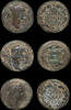 Israel Lot of 3 Trajan AE27 of Sepphoris, Judaea. -