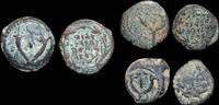 ISRAEL, Lot of 3 Hasmonean Prutah -