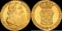 Nuevo Reino 2 Escudos 1767 Tipo 'Cara de rata' Rara 1759-1788 Carlos III... 1500,00 EUR  + 12,00 EUR frais d'envoi