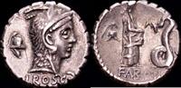 Roma Denario 64 a.C. REPÚBLICA XF- 900,00 EUR  + 12,00 EUR frais d'envoi