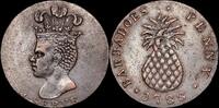 BARBADOS 6 peniques 1788 Inglaterra XF+ 295,00 EUR  + 15,00 EUR frais d'envoi