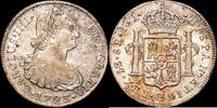 Lima (Per&uacute;) 8 Reales 1793 1788-1808 Carlos IV MBC 150,00 EUR  + 15,00 EUR frais d'envoi