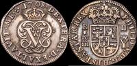 Segovia 2 Reales 1708 1700-1746 Felipe V ss+ 290,00 EUR  + 15,00 EUR frais d'envoi
