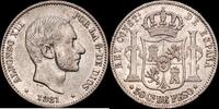 Manila (Filipinas) 50 Centavos 1881 1874-1885 Alfonso XII MBC+ 110,00 EUR  + 15,00 EUR frais d'envoi