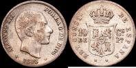 Manila (Filipinas) 10 Centavos 1883/2 1874-1885 Alfonso XII MBC- 150,00 EUR  + 15,00 EUR frais d'envoi