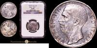 Roma &middot; R 10 Liras 1927 Italia Encapsulada por NGC como AU 58 125,00 EUR  + 15,00 EUR frais d'envoi