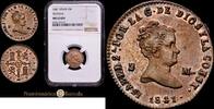 Segovia 2 Maraved&iacute;s 1841 1833-1868 Isabel II Encapsulada por NGC como MS... 285,00 EUR  + 15,00 EUR frais d'envoi