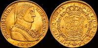 Santiago (Chile) 8 Escudos 1811 1808-1833 Fernando VII vz+ 6700,00 EUR  + 18,00 EUR frais d'envoi