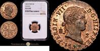 Segovia 2 Maraved&iacute;s 1833 1808-1833 Fernando VII Encapsulada por NGC como... 185,00 EUR  + 15,00 EUR frais d'envoi
