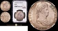 Lima (Per&uacute;) 8 Reales 1820 1808-1833 Fernando VII Encapsulada por NGC com... 1275,00 EUR  + 12,00 EUR frais d'envoi