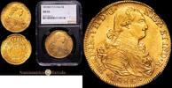 Santiago (Chile) 8 Escudos 1816 1808-1833 Fernando VII Encapsulado por N... 5800,00 EUR  + 18,00 EUR frais d'envoi