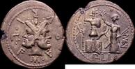 Roma. Italia Central. Denario 119 a.C. REP&Uacute;BLICA MBC+ 250,00 EUR  + 15,00 EUR frais d'envoi