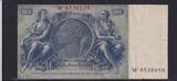 Deutsches Reich, Drittes Reich, 100 Reichsmark 1935 Ro.176b, DEU-211b, Zwischenform, Udr.-Bst. B Serie: W, TTB+,