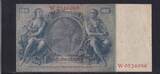 Deutsches Reich, Drittes Reich, 100 Reichsmark 1935 Ro.176b, DEU-211b, Zwischenform, Udr.-Bst. B Serie: W, TTB,