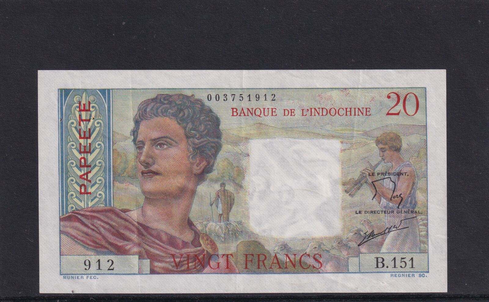 Französisch Polynesien 20 Francs (1963) SUP+, | MA-Shops