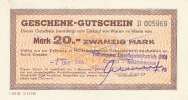 Deutschland, DDR 20 Mark 1984 Geschenk-Gutschein leicht gebraucht II 7,99 EUR prix TTC + 7,00 EUR frais d'envoi