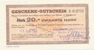 Deutschland, DDR 20 Mark 1985 Geschenk-Gutschein leicht gebraucht II 7,99 EUR prix TTC + 7,00 EUR frais d'envoi