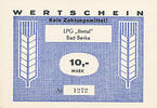Deutschland, DDR 10 Mark LPG-Geld Bad Berka leicht gebraucht II+ 7,99 EUR prix TTC + 7,00 EUR frais d'envoi