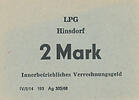 Deutschland, DDR 2 Mark 1968 LPG-Geld Hinsdorf leicht gebraucht II+ 7,99 EUR prix TTC + 7,00 EUR frais d'envoi