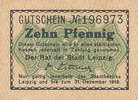 Deutsches Reich, Sachsen, 10 Pfennig 1918 Leipzig, Stadt, leicht gebrauc... 2,99 EUR prix TTC + 7,00 EUR frais d'envoi