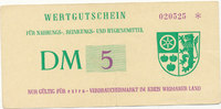 BRD,Thüringen, 5 DM Wertgutschein,Kreis Weimarer Land, -