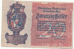 Liechtenstein 20 Heller Rückseite Druck verschoben, -