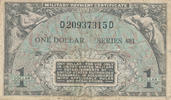 USA 1 Dollar Militärgeld MPC,Military Payment Certificate Serie:481 -