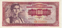 Jugoslawien 100 Dinar -