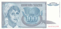 Jugoslawien 100 Dinar -