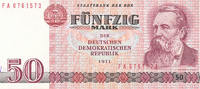 Deutschland,DDR, 50 Mark 1971 Ro.360c 2. Auflage, Computersatz, FZ:FA, l... 4,99 EUR prix TTC + 7,00 EUR frais d'envoi