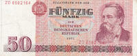 Deutschland,DDR, 50 Mark 1971 Ro.360b Typensatz 1.Auflage, Austauschnote... 4,99 EUR prix TTC + 7,00 EUR frais d'envoi