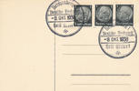 Deutsches Reich, Drittes Reich, Postkarte Reichenberg, -