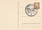Deutsches Reich, Drittes Reich, Postkarte Reichenberg Befreiungsstempel, -