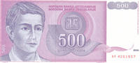 Jugoslawien 500 Dinara -