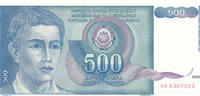 Jugoslawien 500 Dinara -