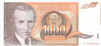 Jugoslawien 1000 Dinara -
