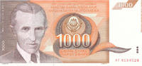 Jugoslawien 1000 Dinara -