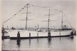 Deutsches Reich, Drittes Reich, Ansichtskarte Hamburg schwimmende Jugendherberge Hein Godenwind, -