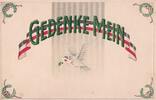 Deutsches Reich, Kaiserreich, Patriotische Ansichtskarte Schwarz-Weiß-Rot, -