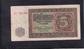 Deutschland, DDR, 5 Mark 1948 Ro.342d,DDR-4a, DDR Druck, KN 7stellig Ser... 4,99 EUR prix TTC + 7,00 EUR frais d'envoi
