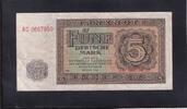 Deutschland, DDR, 5 Mark 1948 Ro.342d,DDR-4a, DDR Druck, KN 7stellig Ser... 4,99 EUR prix TTC + 7,00 EUR frais d'envoi