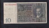 Weimarer Republik, Reichsbank, 10 Reichsmark 1929 Ro.173a,DEU-183a, Frie... 3,99 EUR prix TTC + 7,00 EUR frais d'envoi
