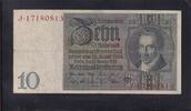 Weimarer Republik, Reichsbank, 10 Reichsmark 1929 Ro.173a,DEU-183a, Frie... 3,99 EUR prix TTC + 7,00 EUR frais d'envoi