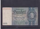 Drittes Reich, Deutsche Reichsbank, 100 Reichsmark Ro.176a,DEU-211a, Friedensdruck, Wz.Kopf, Udr.Bst.G, Serie:O -