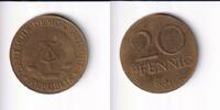 Deutschland DDR 20 Pfennig Fehlprägung, -