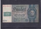 Deutschland Sowjetische Besatzungszone, 100 Reichsmark mit Kupon Ro.338a Friedensdruck Serie:H, Udr.Bst.:F, -